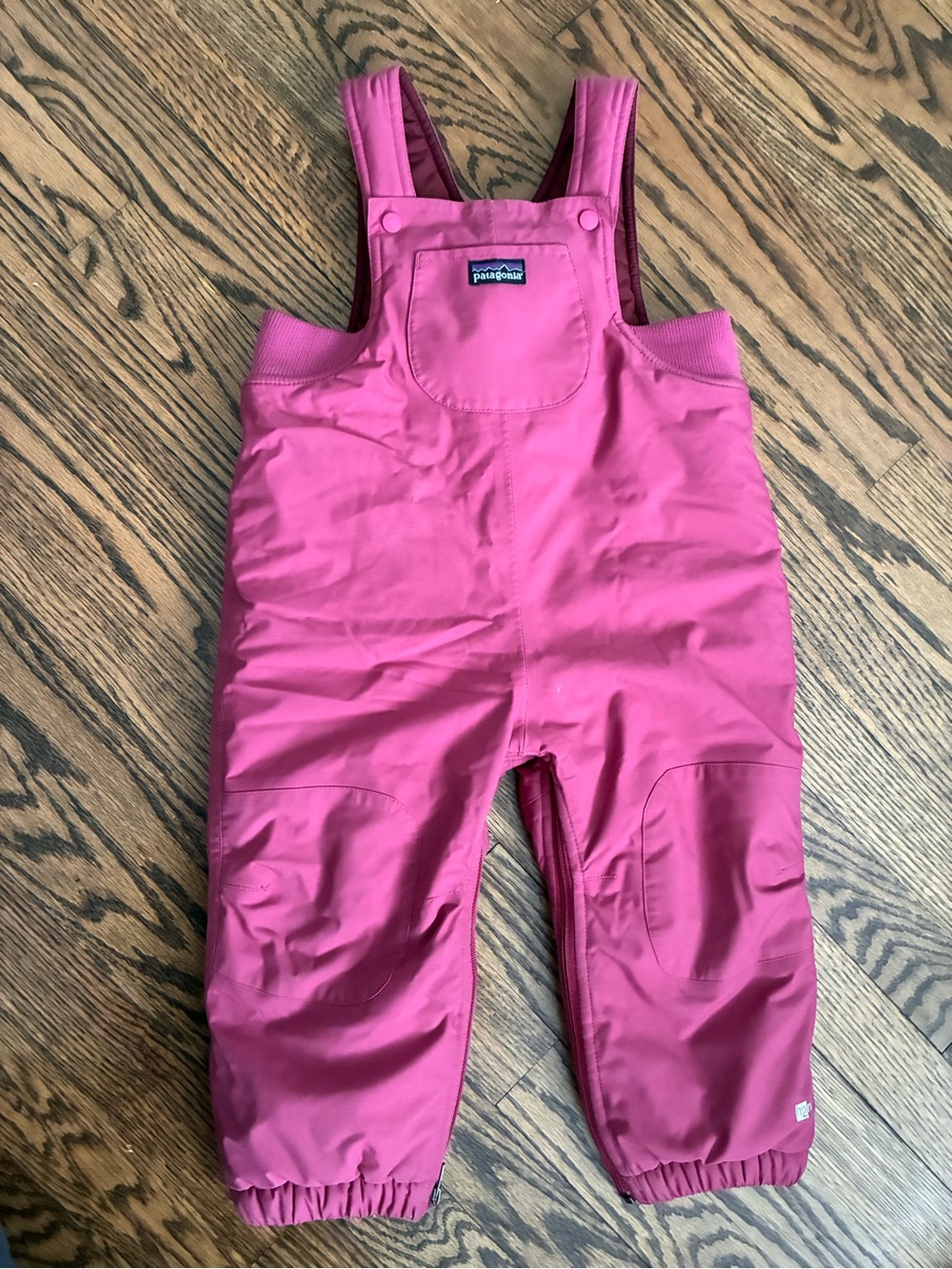 Patagonia toddler snow pants overalls 18M pink EUC